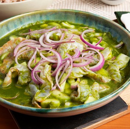 Aguachile verde de camarón