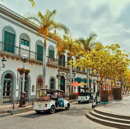 Calles de la plazuela Machado en el Centro Historico de Mazatlan